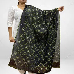 BOMBAY BUTA Printed Bandhani Dupatta image 4