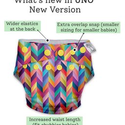 SuperBottoms Freesize UNO Reusable cloth diaper  - Color Pop image 4