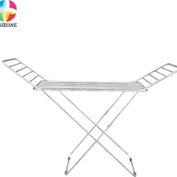 Steel, Plastic, Aluminium Floor Cloth Dryer Stand Palang Foldable 12 Month Warranty-image-54