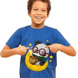 BAESD Unisex Kids Panda Printed T-shirt With Joggers-15