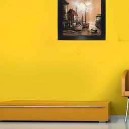 Chaque Decor Beige & Black Religious Wooden Wall Art-image-96