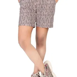 UNOseven Girls Printed Cotton Regular Shorts-image-21