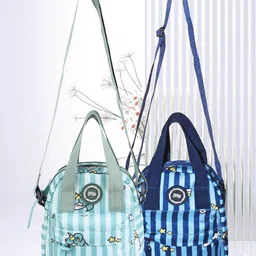 PB Pearlbags Girls Set Of 2 Printed Water Resistant Sling Bag-50