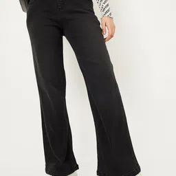 max Women Wide Leg Fit Mid-Rise Jeans-picture-25