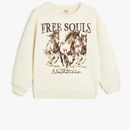 Koton Girls Graphic Printed Pullover Sweatshirt-picture-41