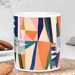 fnp Multicoloured Printed Ceramic Glossy Mugs Set of Cups and Mugs image 3
