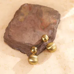 StyleCast Gold-Plated Spherical Shaped Studs-picture-21