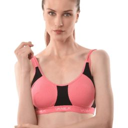 VANILA Women Pack Of 2 Pink & Magenta Cotton Non Padded Colourblocked Full Coverage Bra-image-9