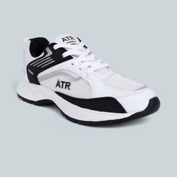 Free Kicks Men White Synthetic Marking Running Sports Shoes-picture-3