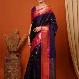SHIV FASHION Women Blue Sarees-image-56