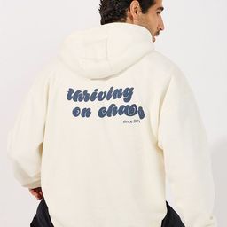Styli Men Typography Printed Hooded Sweatshirt-image-37