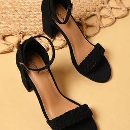 Rocia Block Sandals with Bows-35