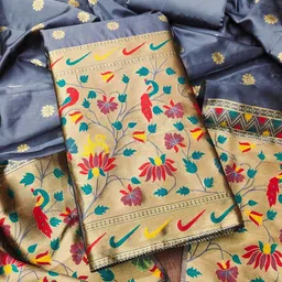Panzora Unstitched Dress Material-image-42