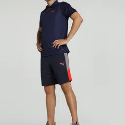 Puma Performance Men Colorblocked Mid Rise Cricket Shorts-image-72