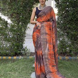 KALINI Leheriya Pure Chiffon Ready to Wear Saree-picture-18