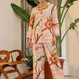 FLAVIA CREATION Printed Pure Cotton Night suit-image-63