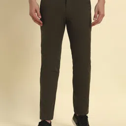 Cantabil Men Regular Fit Mid-Rise Regular Trousers-image-11