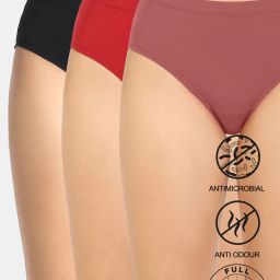 Pack of 3 Women Hipster Purple Panty-image-98
