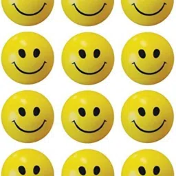 12 Smiley Face Squeeze Stress Balls- 10 cm-image-44