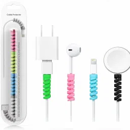 Stela Cable Protector 4 pcs For any type of wire breakage protection Multicolour Cable Protector-image-37