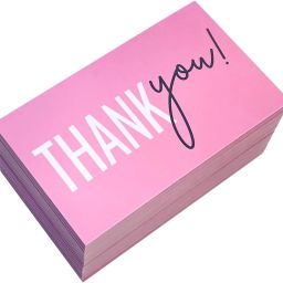 Thank You Cards (Pink), Thank You Cards For Small Business Greeting Card-13