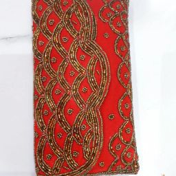 Party, Casual Maroon, Blue, Cream, Black, Red, Pink, Grey Clutch-image-3