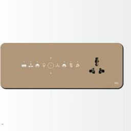 twtss 3W 8|6 Modular, 1AC, 5Lights, 1Fan+Regulator, 1Socket, Colour S33. Smart Switch-16