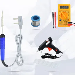 HGCM103M2 5in1 Mobile Soldering Iron Glue Gun Combo Kit with Digital Multimeter Standard Temperature Corded Glue Gun-17