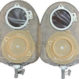11856 60 MM Urostomy bag With Med 1974 2 PC 60 mm long wear light base plate Hydrocolloid Medical Dressing-image-9