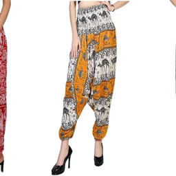 narnari Printed Rayon Women Harem Pants-picture-6