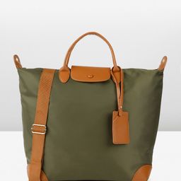 Mast & Harbour Oversized Shopper Handheld Bag with Cut Work-18