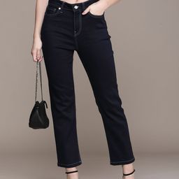 French Connection Women Straight Fit Stretchable Mid-Rise Jeans-image-17