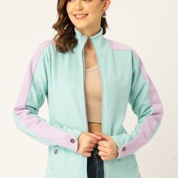 BRINNS Women High Neck Colourblocked Sweatshirt-image-66