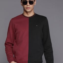 Louis Philippe Sport Colourblocked Sweatshirt-image-72