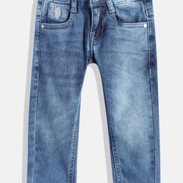 U.S. Polo Assn. Kids Boys Slim Fit Clean Look Stretchable Jeans-picture-44