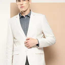 INVICTUS Single-Breasted Slim Fit Formal Blazer-image-35