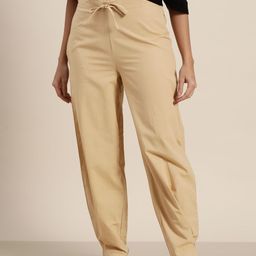 MBeautiful Women Solid Mid-Rise Lounge Pants-image-39