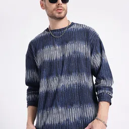 glitchez Ribbed Flex Printed Oversized T-shirt-image-44