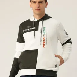 Monte Carlo Men Colourblocked Hooded Sweatshirt-image-93