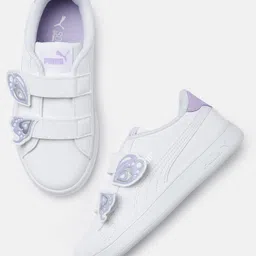 Puma Girls Smash v2 Slip-On Sneakers-image-3