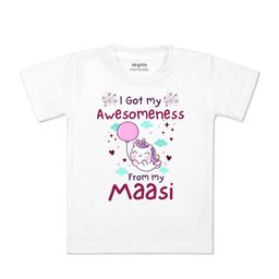 Arvesa Kids Printed Applique T-shirt-34