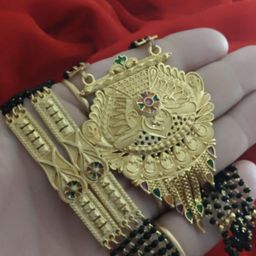 niva fashion Gold-Plated Mangalsutra-13