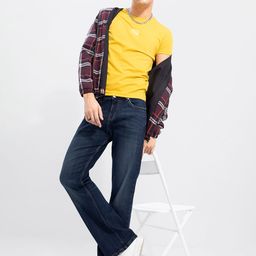 Snitch Men Blue Straight Fit Light Fade Stretchable Jeans-image-74