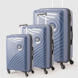 Wildcraft Set of 3 Onyx Lite Trolley Suitcases - Cabin Medium & Large-46