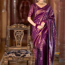 KALINI Woven Design Zari Saree-image-105