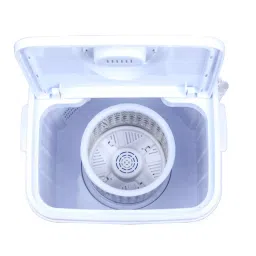 DMR Portable Mini Washing Machine 4.6 Kg Single Tub Top Load with 2 kg Steel Basket White, DMR 46-1218 image 4