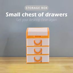 Kuber Industries Yellow & White 2 Pieces Reusable 4-Layer Drawer Organiser image 4