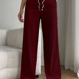 Deslizar Women Relaxed Loose Fit High-Rise Regular Trousers-picture-0
