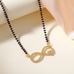 Estele Gold-Plated Crystals Mangalsutra-image-19