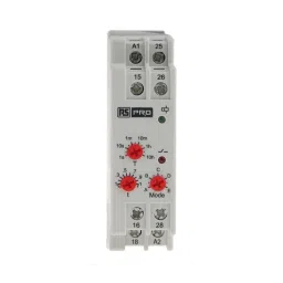 RS PRO Multi Function Timer Relay DIN Rail Mount 24 to 240 V AC/DC Model No. 8966848 image 4